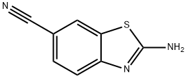 2-Amino-benzothiazole-6-carbonitrile Structural