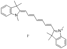 1,1',3,3,3',3'-HEXAMETHYLINDOTRICARBOCYANINE IODIDE Structural