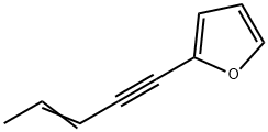 Furan, 2-(3-penten-1-ynyl)- (9CI) Structural