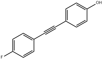 4-(4-FLUOROPHENYLETHYNYL)PHENOL Structural