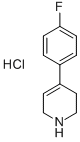 4-(4-FLUOROPHENYL)-1,2,3,6-TETRAHYDROPYRIDINE HYDROCHLORIDE Structural