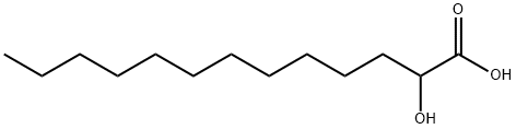 (+/-)-2-HYDROXYTRIDECANOIC ACID Structural