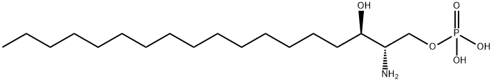 (2-amino-3-hydroxy-octadecoxy)phosphonic acid Structural