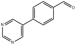 4-(PYRIMIDIN-5-YL)BENZALDEHYDE Structural