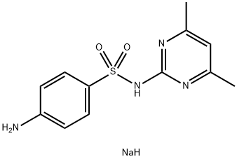 Sulfamethazine sodium salt Structural