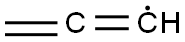 allyl radical Structural