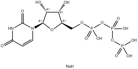 Uridine-5'-triphosphoric acid trisodium salt Structural Picture