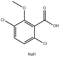 Dicamba sodium salt Structural