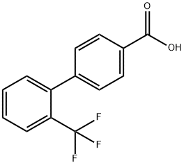 2'-TRIFLUOROMETHYLBIPHENYL-4-CARBOXYLIC ACID Structural