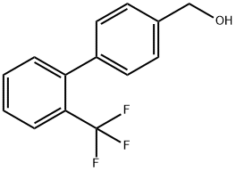 (2'-TRIFLUOROMETHYLBIPHENYL-4-YL)-METHANOL Structural