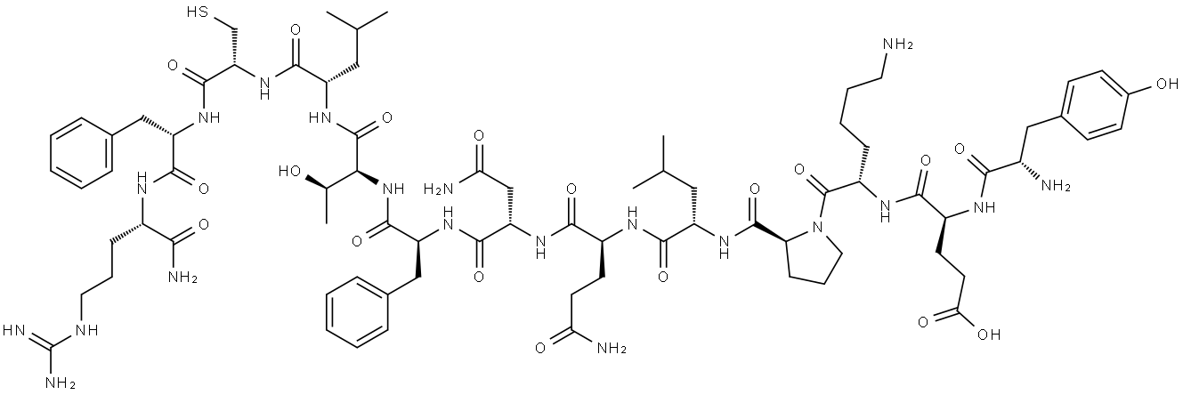 TYR-AMYLOID P COMPONENT (27-38) AMIDE Structural