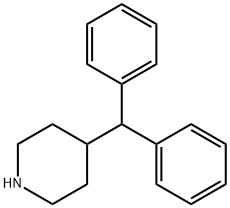 4-(diphenylmethyl)piperidine Structural