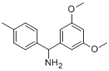 3,5-DIMETHOXY-ALPHA-(4-METHYLPHENYL)-BENZENEMETHANAMINE Structural