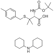 N-tert-Butyloxycarbonyl-S-(4-methylbenzyl)-D-penicillamine dicyclohexylamine