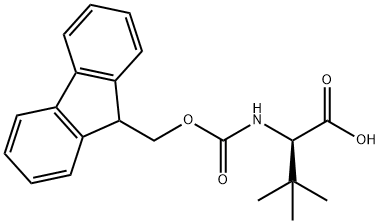 FMOC-D-ALPHA-T-BUTYLGLYCINE Structural