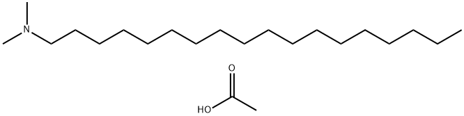 N, N-DIMETHYLOCTADECYLAMINE ACETATE Structural