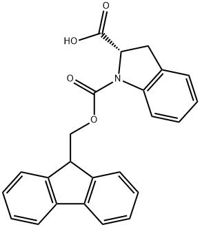 FMOC-L-INDOLINE-2-CARBOXYLIC ACID Structural