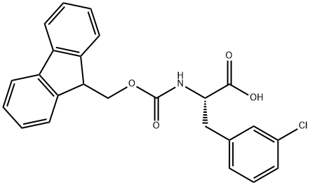 Fmoc-3-chloro-L-phenylalanine Structural