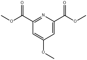 Dimethyl 4-methoxy-2,6-Pyridinedicarboxylate Structural