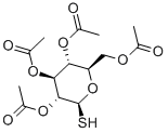 1-Thio-β-D-glucose tetraacetate Structural