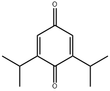 2,6-Diisopropyl-1,4-benzoquinone Structural