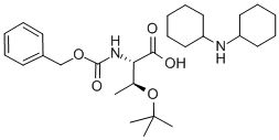 Z-ALLO-THR(TBU)-OH DCHA Structural