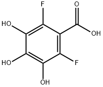 Benzoic acid, 2,6-difluoro-3,4,5-trihydroxy- (9CI) Structural