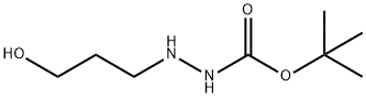 Hydrazinecarboxylic acid, 2-(3-hydroxypropyl)-, 1,1-dimethylethyl ester (9CI) Structural