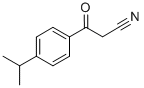 3-(4-ISOPROPYLPHENYL)-3-OXOPROPANENITRILE Structural