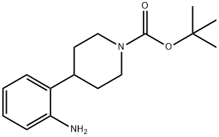 4-(2-AMINO-PHENYL)-PIPERIDINE-1-CARBOXYLIC ACID TERT-BUTYL ESTER Structural