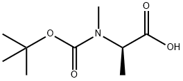 BOC-N-methyl-D-alanine Structural