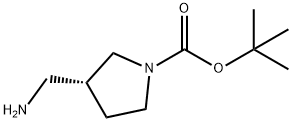 (R)-3-Aminomethyl-1-N-Boc-pyrrolidine Structural