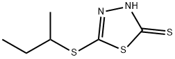 5-(SEC-BUTYLTHIO)-1,3,4-THIADIAZOLE-2-THIOL Structural