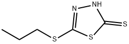 5-(PROPYLTHIO)-1,3,4-THIADIAZOLE-2-THIOL Structural