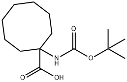 BOC-1-AMINO-1-CYCLOOCTANECARBOXYLIC ACID Structural