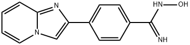N'-Hydroxy-4-imidazo[1,2-a]pyridin-2-ylbenzenecarboximidamide Structural