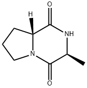 Pyrrolo[1,2-a]pyrazine-1,4-dione, hexahydro-3-methyl-, (3S,8aR)- (9CI) Structural