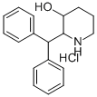 3-Piperidinol, 2-(diphenylmethyl)-, hydrochloride