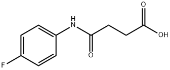 4-(4-FLUOROANILINO)-4-OXOBUTANOIC ACID Structural