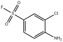 4-AMINO-3-CHLOROBENZENESULFONYL FLUORIDE Structural