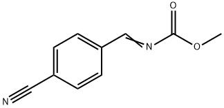 Carbamic  acid,  [(4-cyanophenyl)methylene]-,  methyl  ester  (9CI) Structural