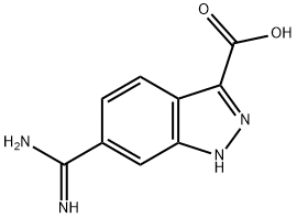 6-CARBAMIMIDOYL-1H-INDAZOLE-3-CARBOXYLIC ACID