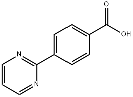 4-(Pyrimidin-2-yl)benzoic acid Structural