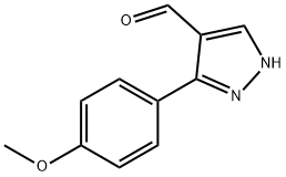 3-(4-METHOXYPHENYL)-1H-PYRAZOLE-4-CARBALDEHYDE Structural