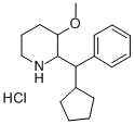 2-(alpha-Cyclopentylbenzyl)-3-methoxypiperidine hydrochloride