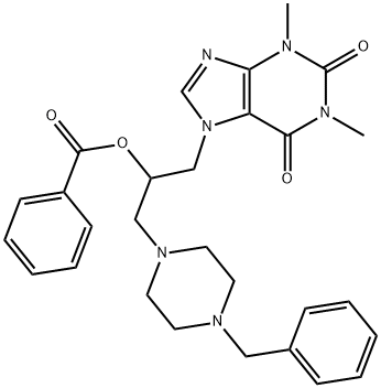 Theophylline, 7-(2-benzoyloxy-3-(4-benzyl-1-piperazinyl)propyl)-