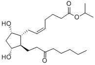 13,14-DIHYDRO-15-KETO PROSTAGLANDIN F2ALPHA ISOPROPYL ESTER Structural