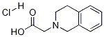 (1,2,3,4-Tetrahydro-2-isoquinolyl)acetic acid hydrochloride Structural