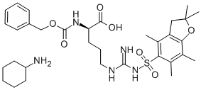 Z-D-ARG(PBF)-OH CHA Structural