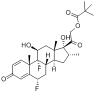 Flumethasone 21-pivalate Structural Picture